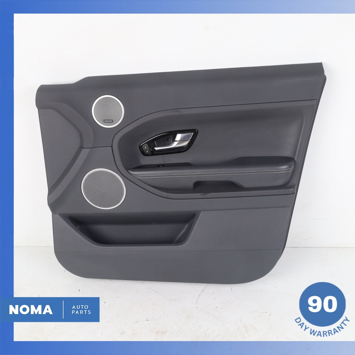 12-19 Range Rover Evoque L538 4DR Front Right Door Trim Panel Assembly Black OEM - photo 1