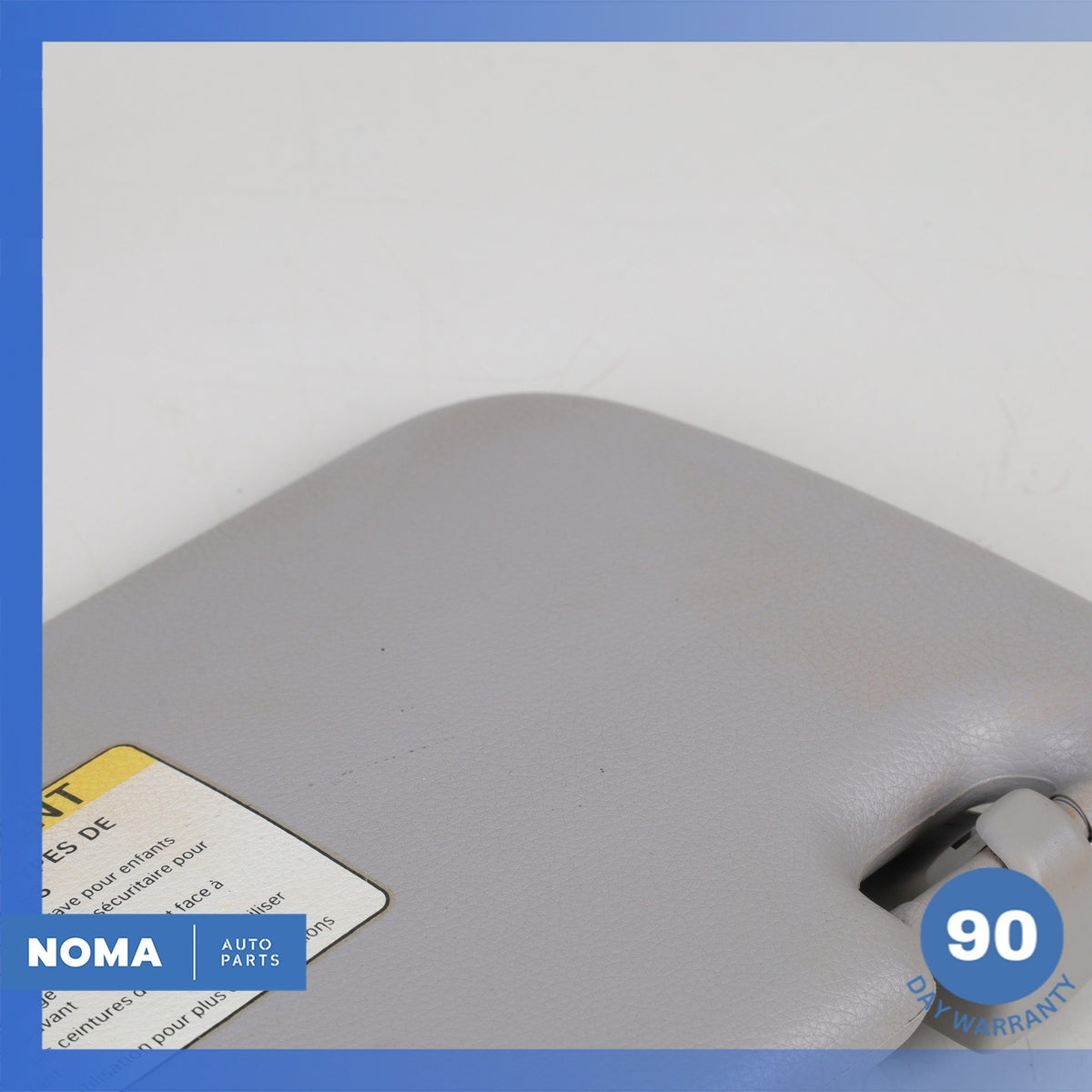 BMW E92 328i 335i Coupe Left Driver Side Sunvisor Sun Visor Gray OEM - photo 14
