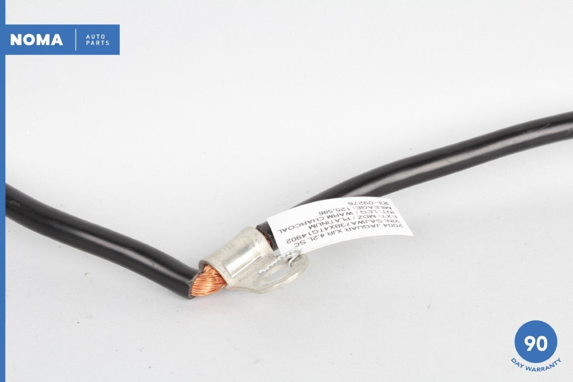 04-09 Jaguar XJR XJ8 VDP X350 X358 Battery Earth Terminal Negative Cable OEM - photo 4