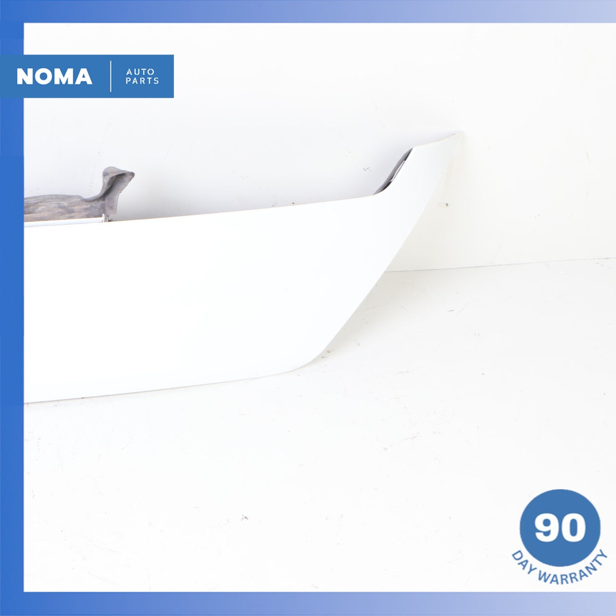 02-05 BMW E66 745Li Rear Trunk Lid License Plate Trim Panel White OEM - photo 2