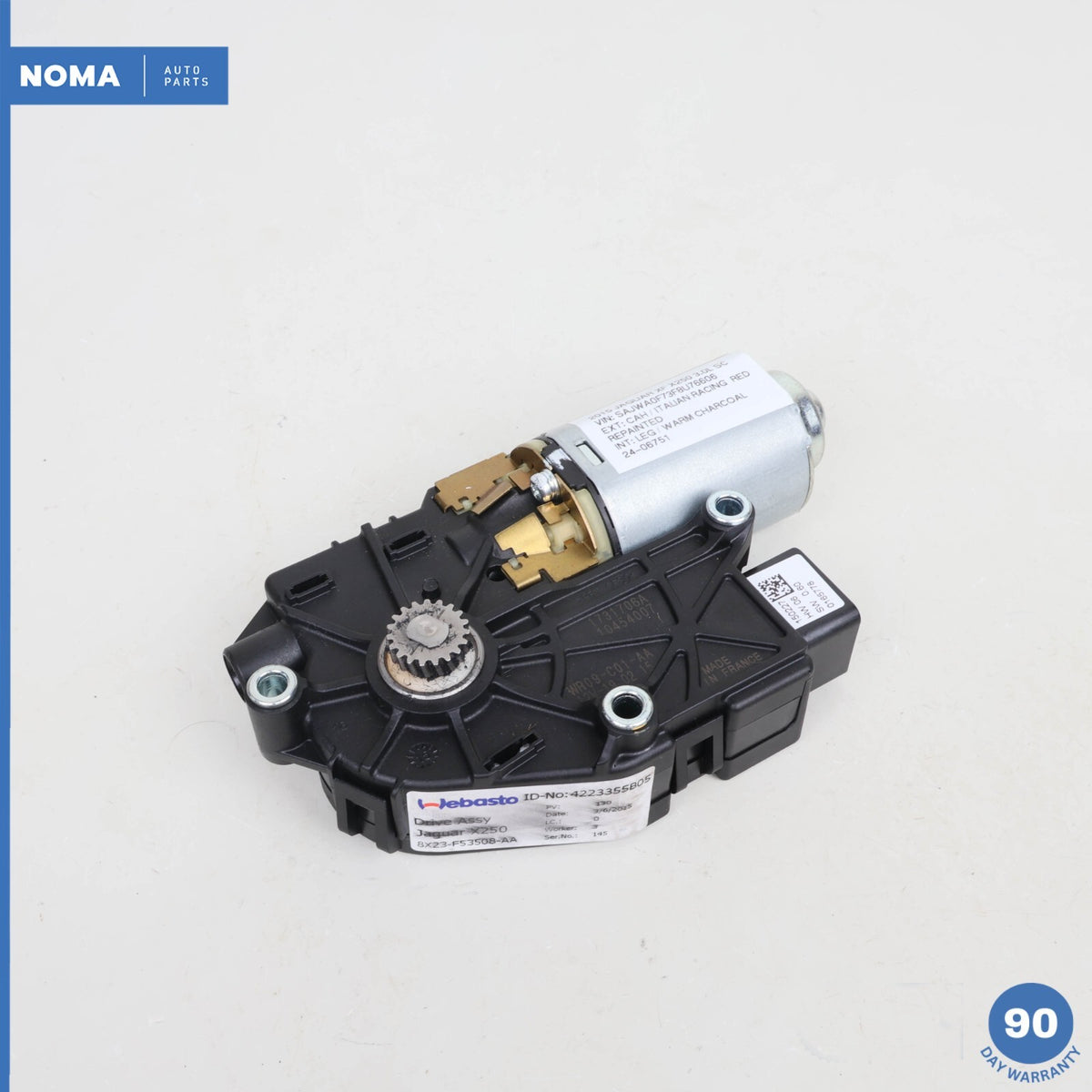 2015 Jaguar X250 XF Sunroof Sun Roof Adjustable Gear Motor 8X23F53508AA OEM - photo 8