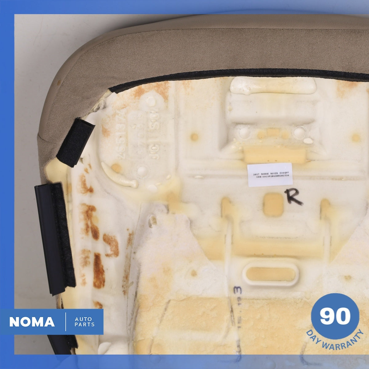 16-19 LR Range Rover Evoque L538 Front Left Side Lower Bottom Seat Cushion OEM - photo 12
