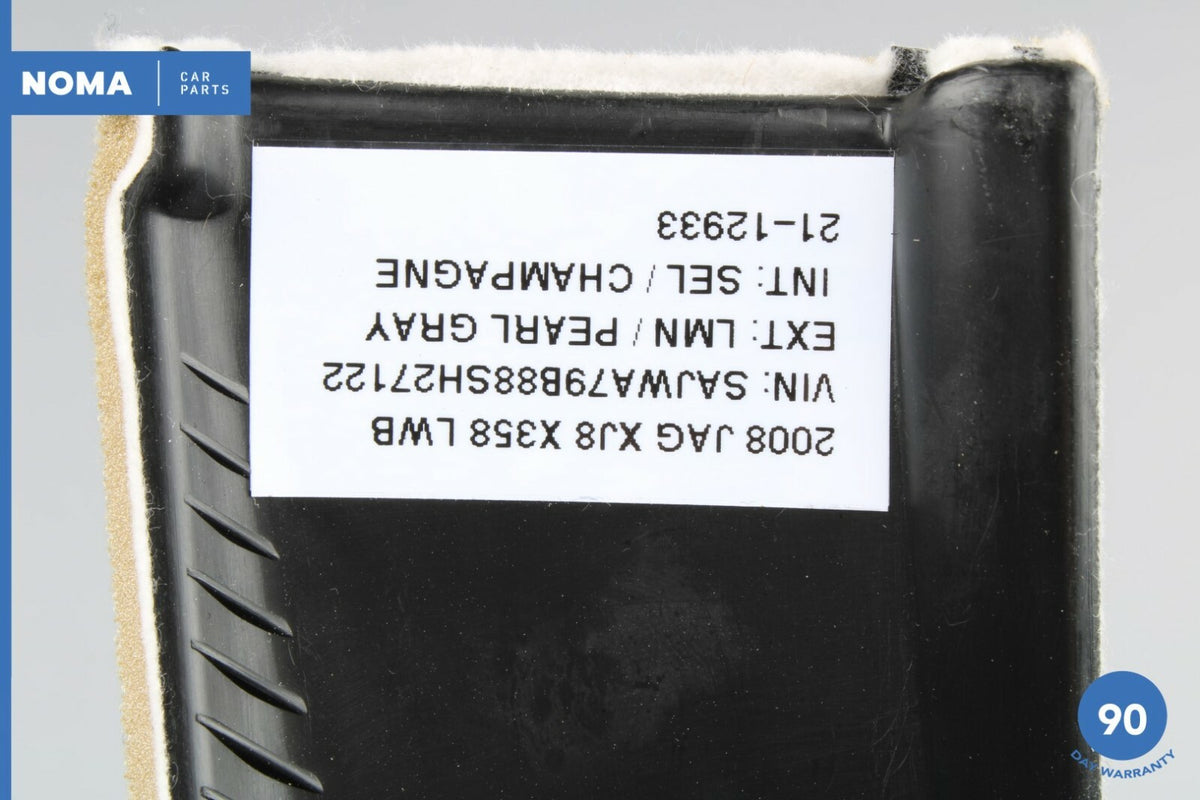 05-09 Jaguar XJ8 XJR VDP X350 X358 Rear Left Driver Lower D Pillar Trim SEL OEM - photo 9
