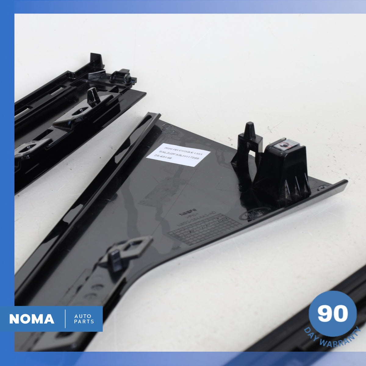 20-23 Range Rover Evoque L551 Rear Right Outer Door Window Molding Set OEM - photo 14