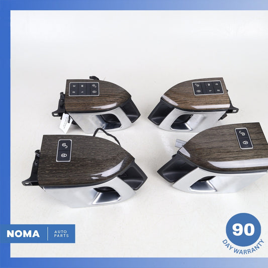 13-17 Range Rover Sport L494 L405 Interior Door Panel Door Handles Set Wood OEM - photo 1
