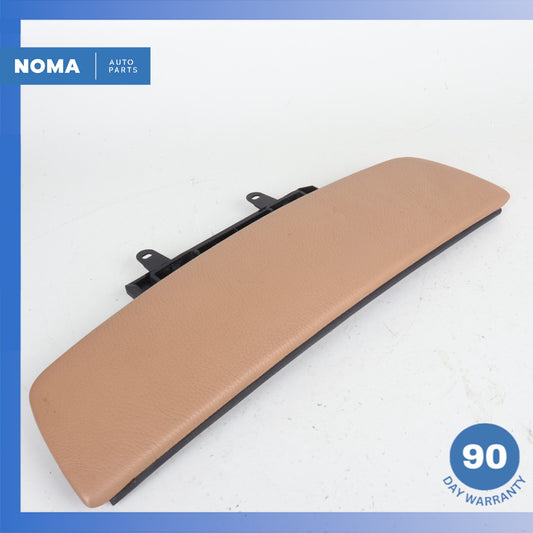 02-05 BMW E66 745Li 760i Right Side Center Console Arm Rest Lid Brown OEM - photo 1