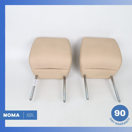 08-12 Land Rover L359 LR2 Front Seat Headrest Head Rest Set Beige OEM - photo 1