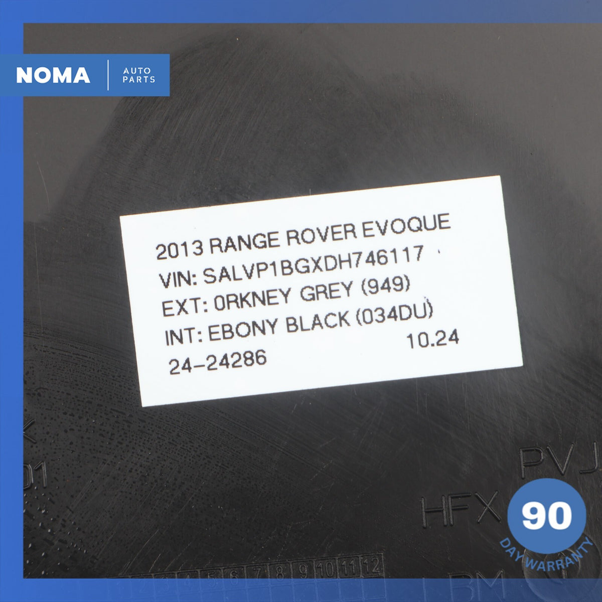 2013 Range Rover Evoque L538 2DR Front Left Driver Seat Back Panel Cover OEM - photo 14