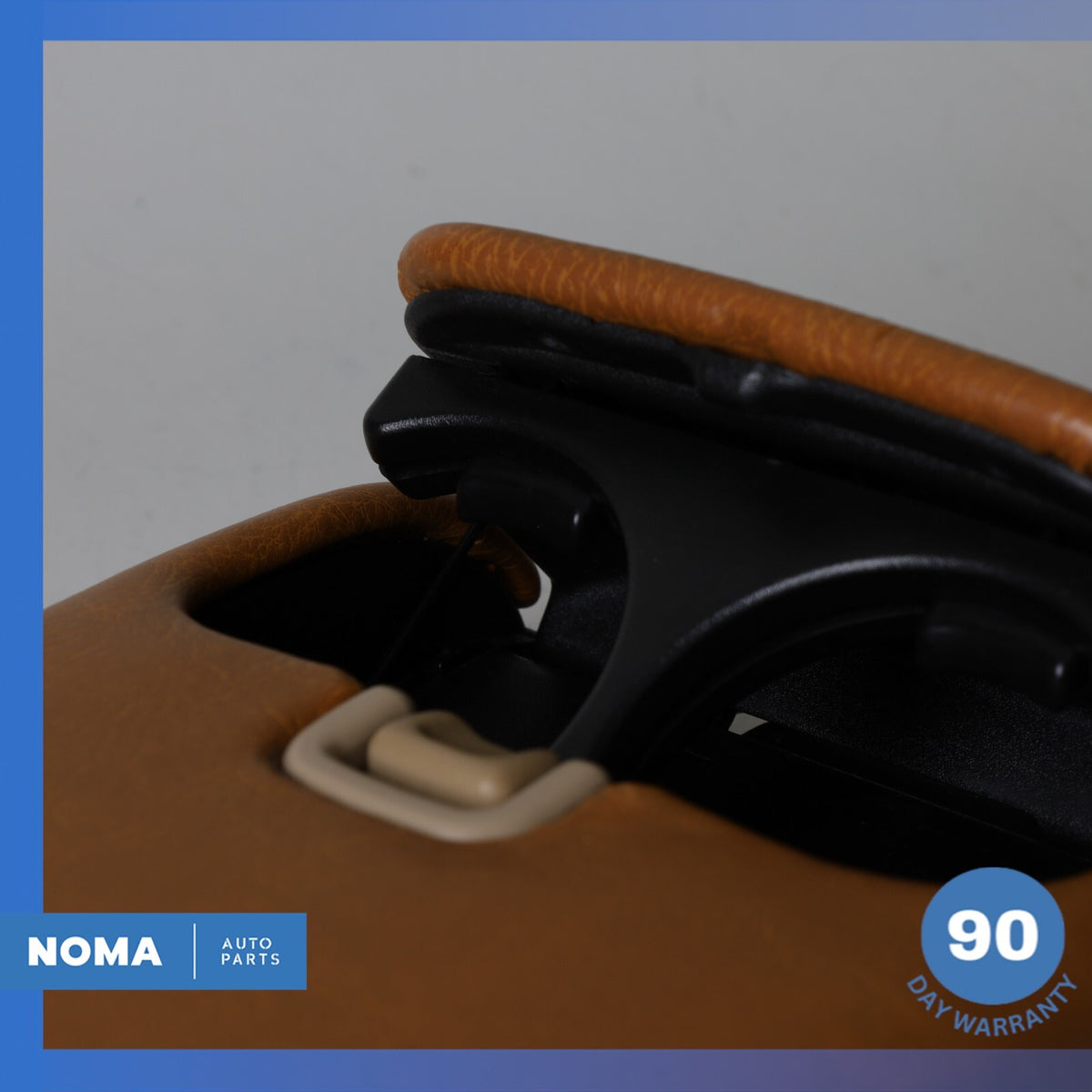 97-06 Jaguar X100 XK8 XKR Front Leather Center Console Arm Rest Lid OEM - photo 8