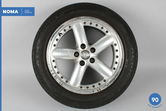 03-08 Jaguar S-Type X202 17x8 17 Inch 5 Spoke  Rim Wheel w/ Tire Achilles OEM - photo 1
