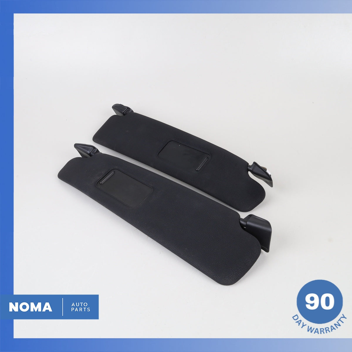 03-08 BMW E85 Z4 Left & Right Side Sunvisor sun Visor Set Black OEM - photo 1
