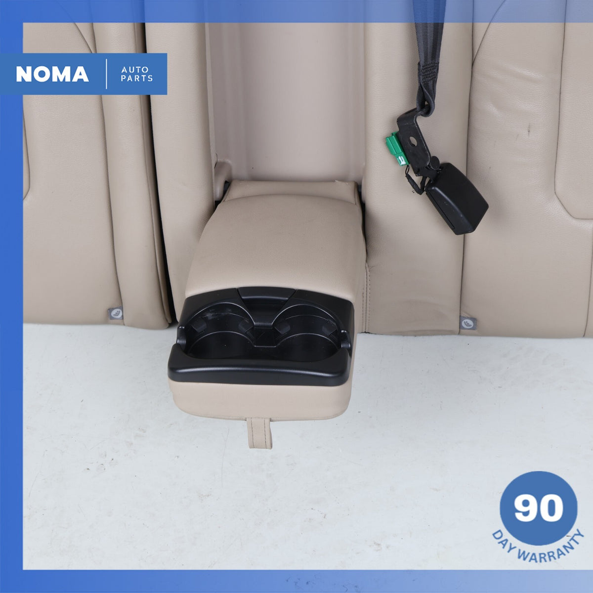 12-15 Range Rover Evoque L538 Rear Left & Right Upper Seat Cushion Set Beige OEM - photo 8
