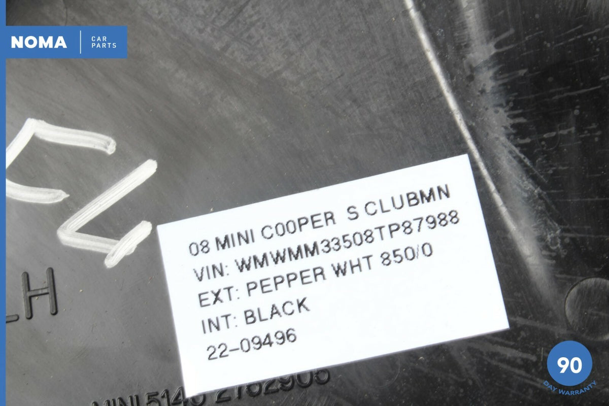 08-14 Mini Cooper S Clubman R55 Front Left Driver Side Dash Cover Trim Black OEM - photo 8