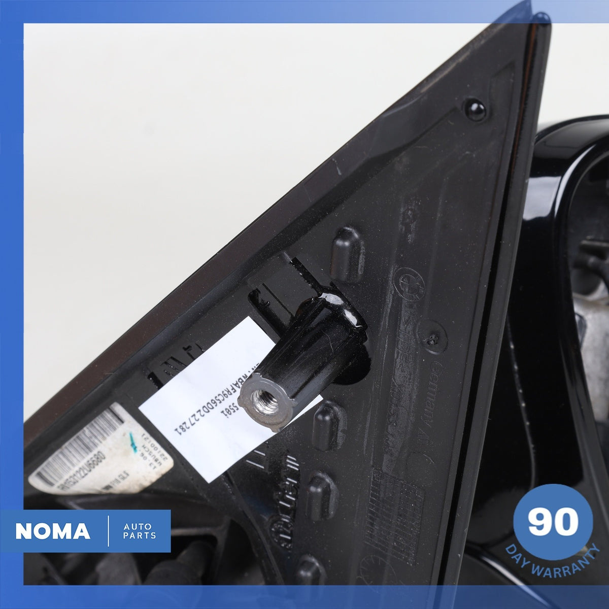11-13 BMW F10 550i 535i 528i Right Rear View Door Mirror w/ Camera Black OEM - photo 6