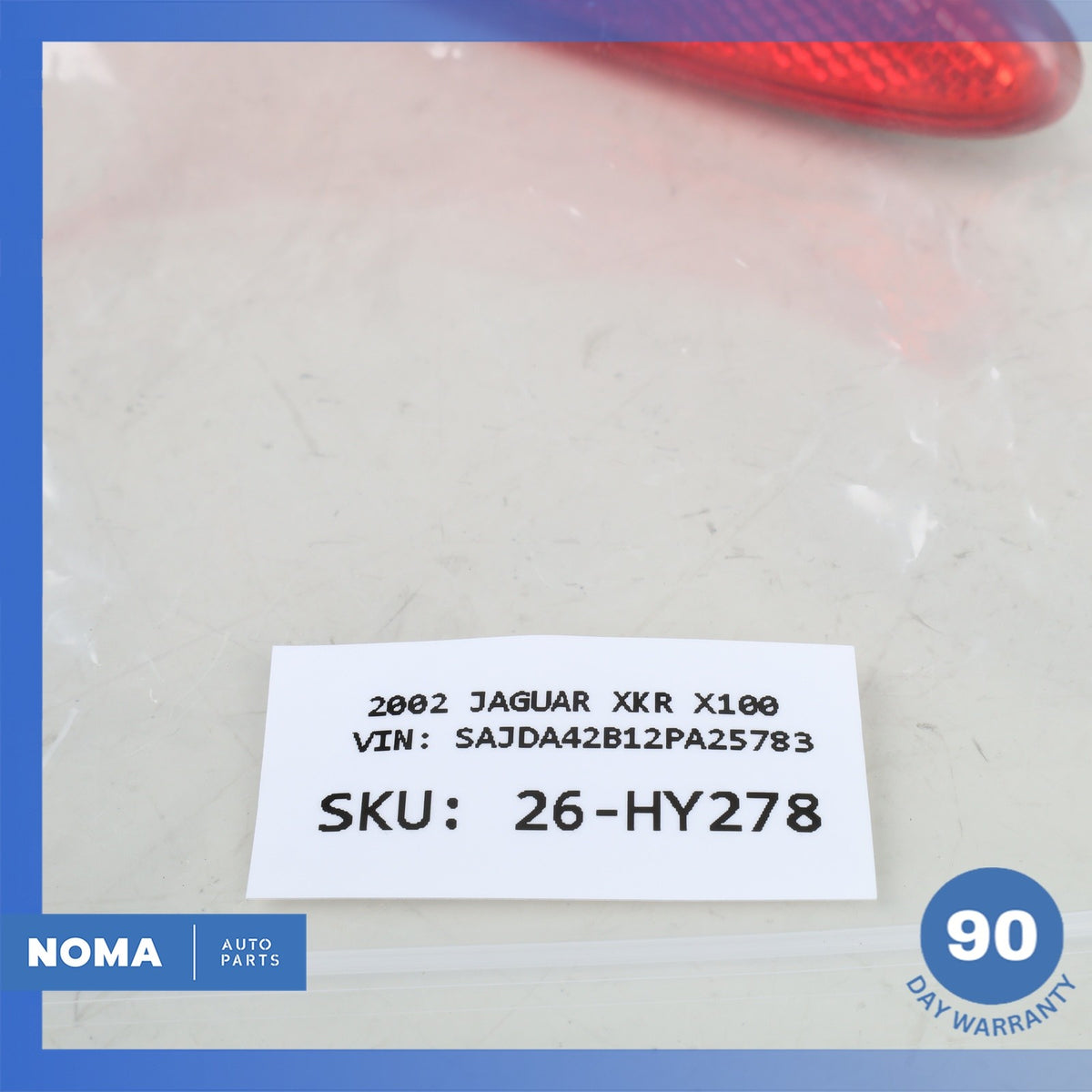 Jaguar X100 XKR XK8 Rear Right or Left Side Marker Light Lamp Red LJA5034BC OEM - photo 11
