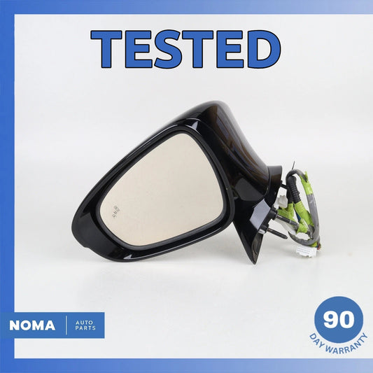 13-17 Lexus USF40 LS460 Left Rear View Door Mirror w/ Blind Spot Black OEM - photo 1
