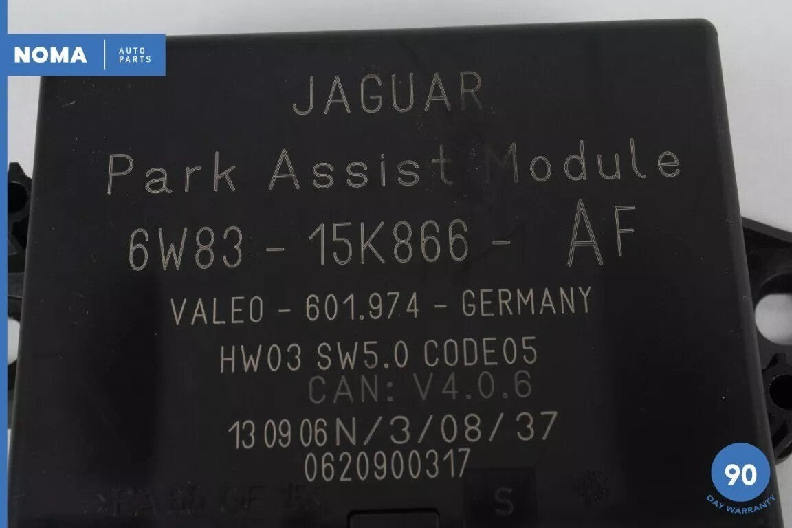 07-12 Jaguar X150 XK XFR Parking Aid Assist Control Module Unit 6W8315K866AD OEM - photo 6