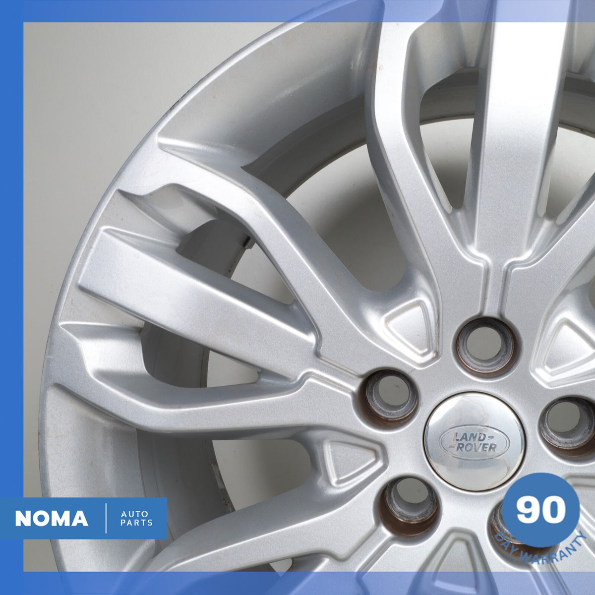 14-22 LR Range Rover Sport L494 Style 5 9.5 x R21 21" Wheel Rim Silver OEM - photo 6