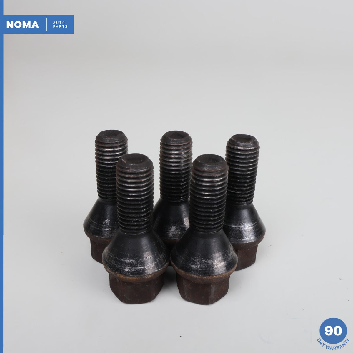 01-05 BMW 325i E46 Wheel Rim Lug Bolts Nuts Set of 5 36136781150 OEM - photo 3