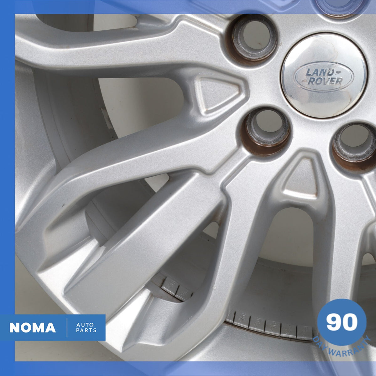 14-22 LR Range Rover Sport L494 Style 5 9.5 x R21 21" Wheel Rim Silver OEM - photo 7