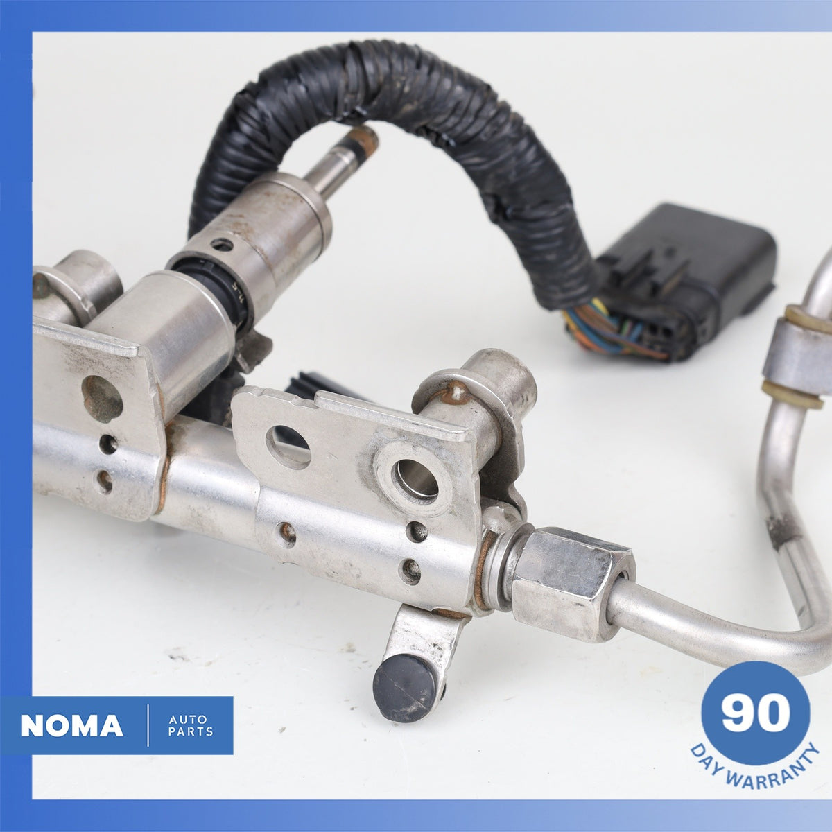 14-17 Range Rover Evoque L538 Engine Motor Fuel Injector Rail w/ Injectors OEM - photo 5