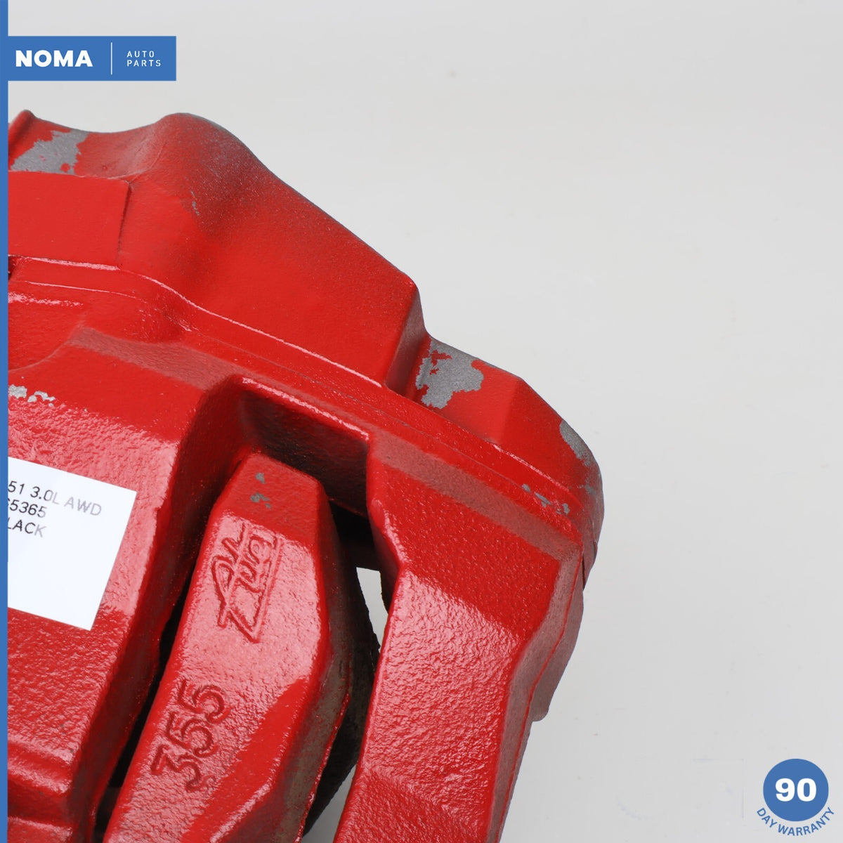 10-19 Jaguar XJ XF XK 3.0L SC 5.0L NA AWD Front Left Side Brake Caliper Red OEM - photo 3