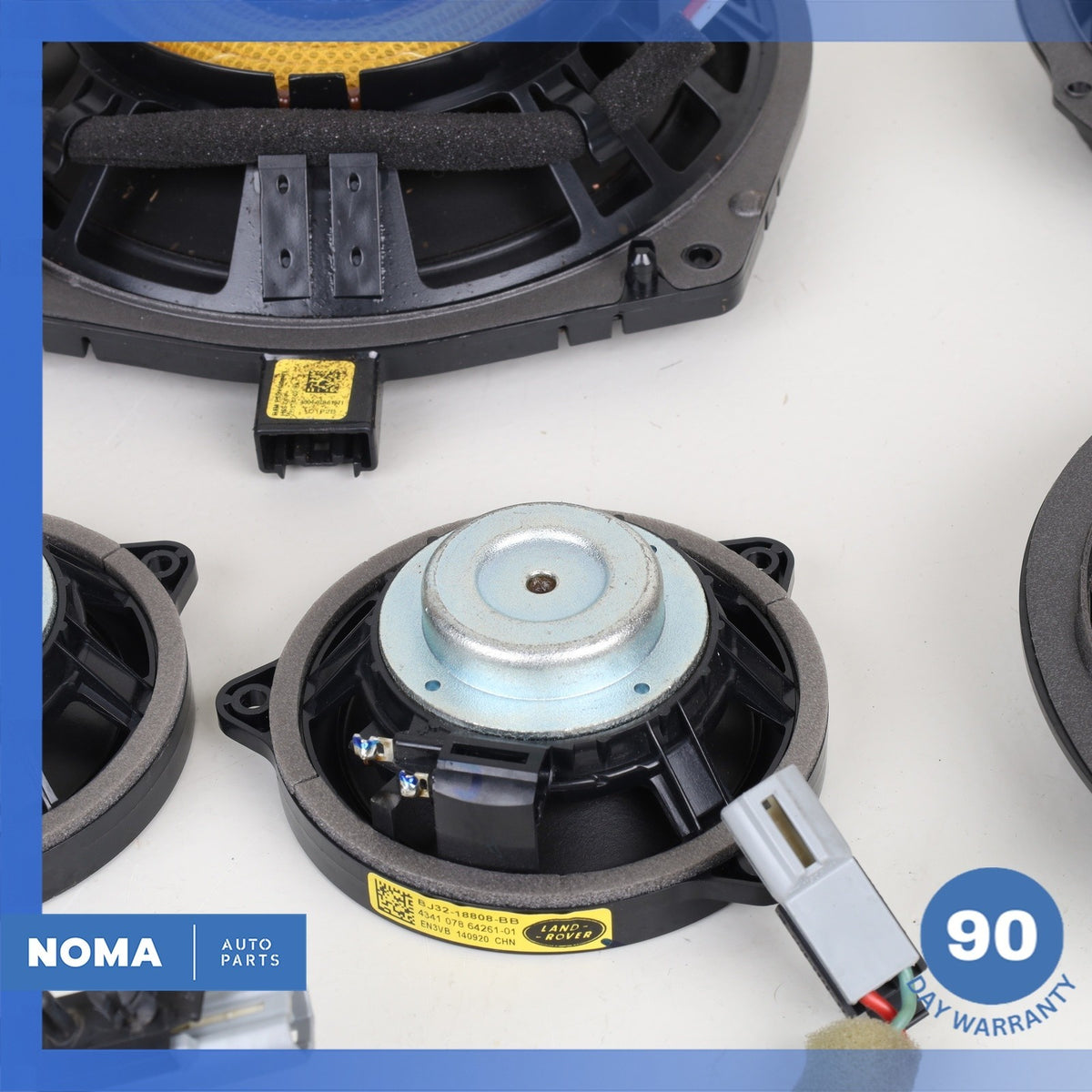 12-19 Range Rover Evoque L538 L550 Front & Rear Hi-Line 600W Speaker Set OEM - photo 20