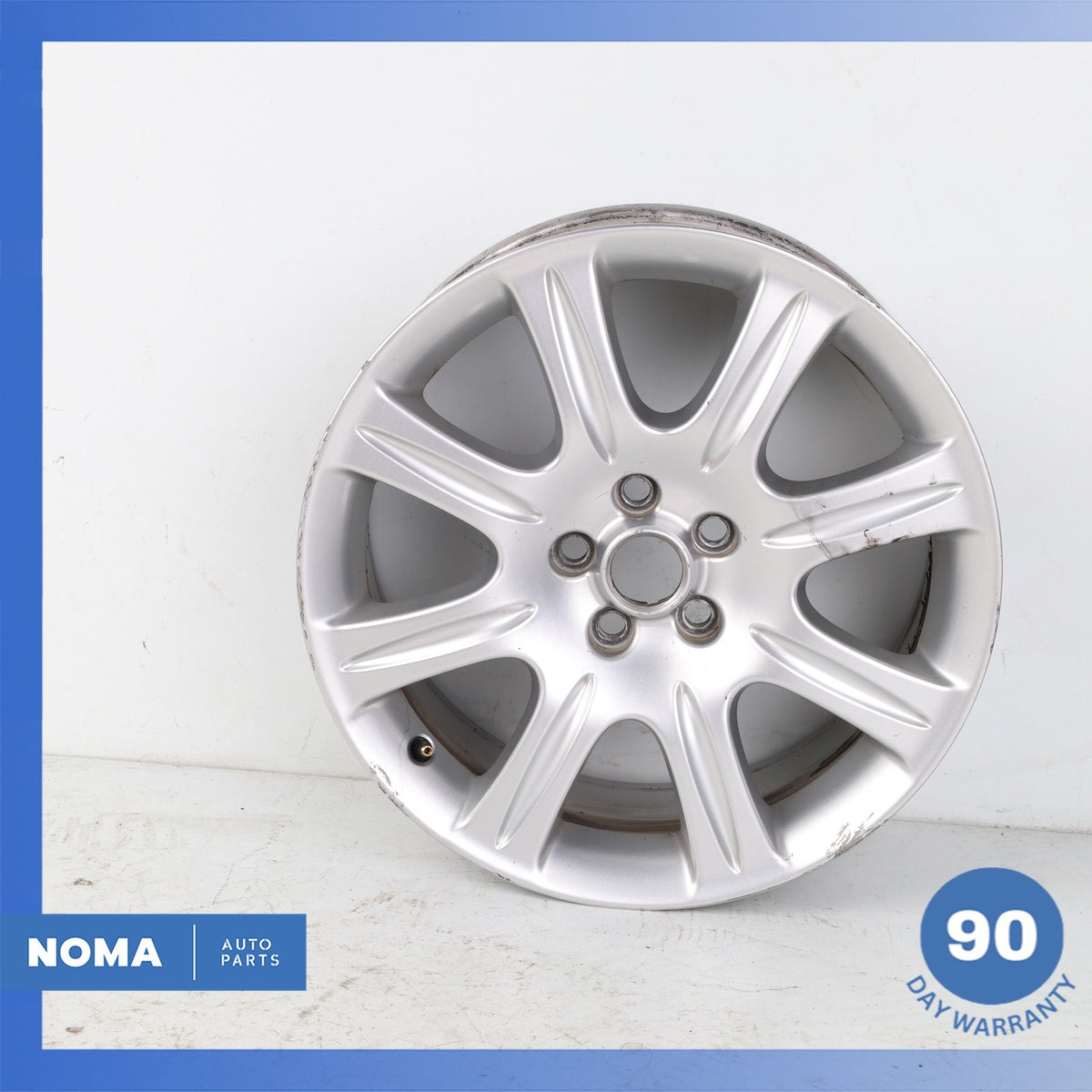 04-09 Jaguar X350 XJ8 Vanden Plas Dynamic 8 x R18 18" Wheel Rim Silver OEM - photo 1