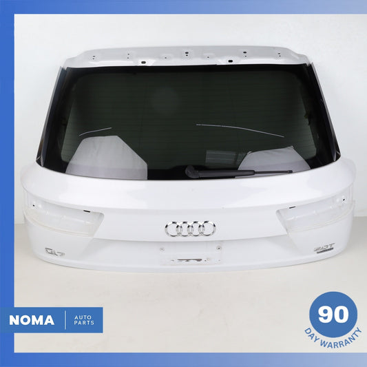 17-19 Audi 4M Q7 Trunk Lid Liftgate Tailgate Hatch Shell White 4M0827025D OEM - photo 1