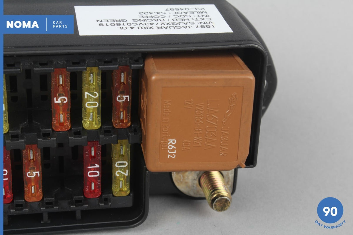 1997 Jaguar XK8 XKR X100 Engine Bay Relay Fuse Box LJA2800BE OEM - photo 3