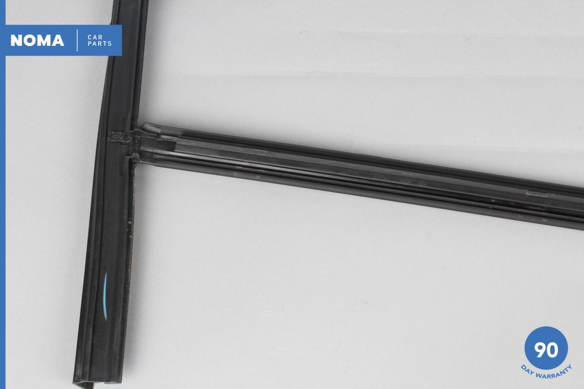 10-18 Jaguar XJL X351 LWB Rear Left Side Door Window Glass Run Channel Frame OEM - photo 10