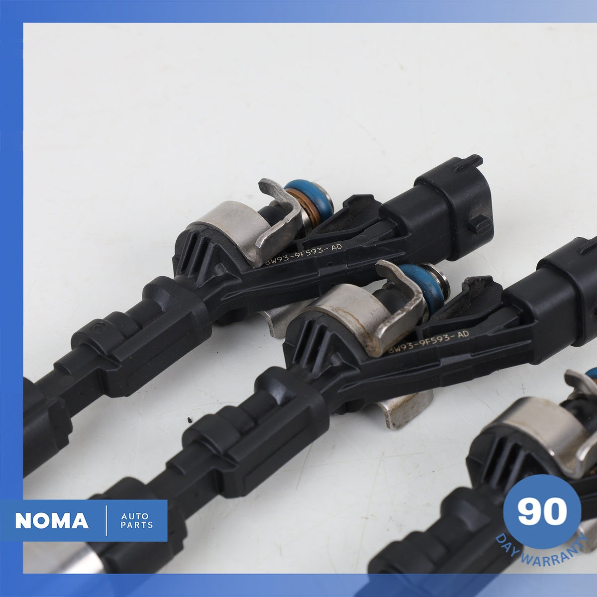 10-19 Jaguar X250 XF L405 5.0L AJ133 Engine Motor Fuel Injector Set OEM - photo 3