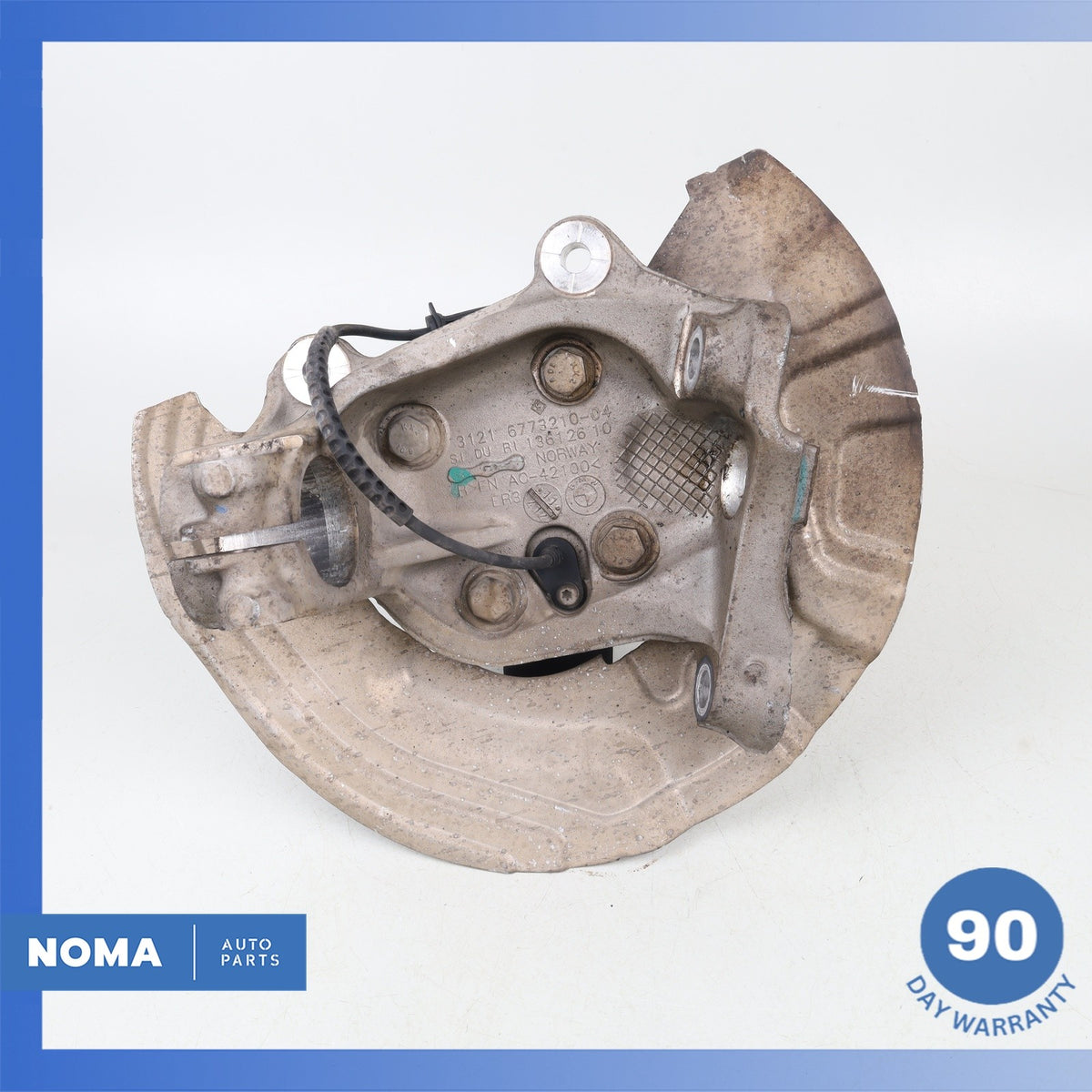 06-16 BMW E89 Z4 Front Right Side Spindle Knuckle Hub w/ Shield 31216793924 OEM - photo 7