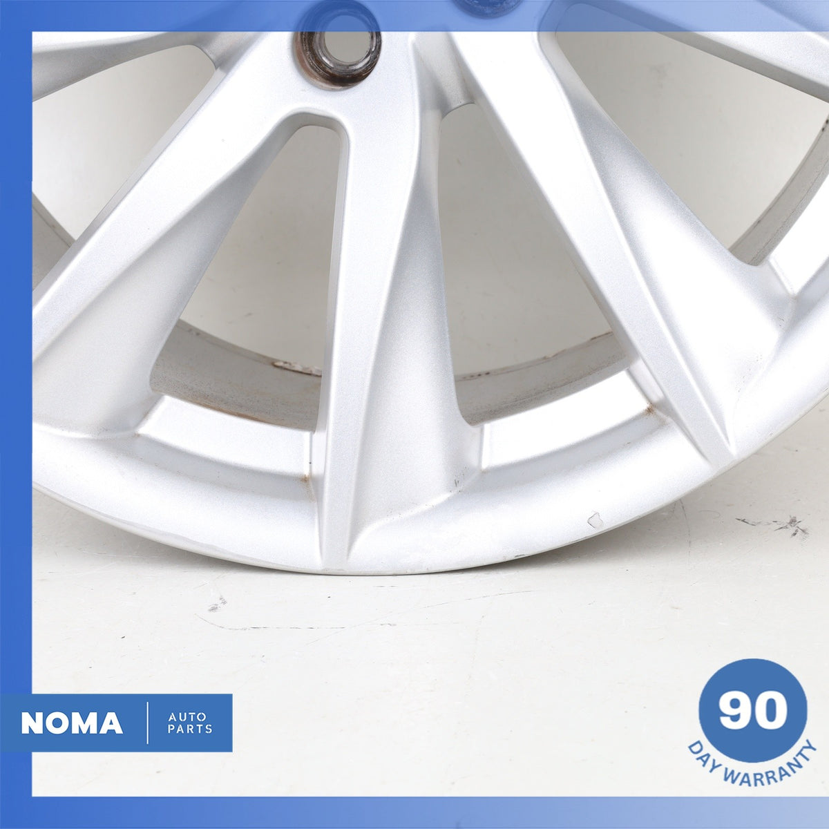 14-24 Jaguar X152 F-Type Vela 9.5 x R18 18" Rear Wheel Rim Silver T2R1858 OEM - photo 5
