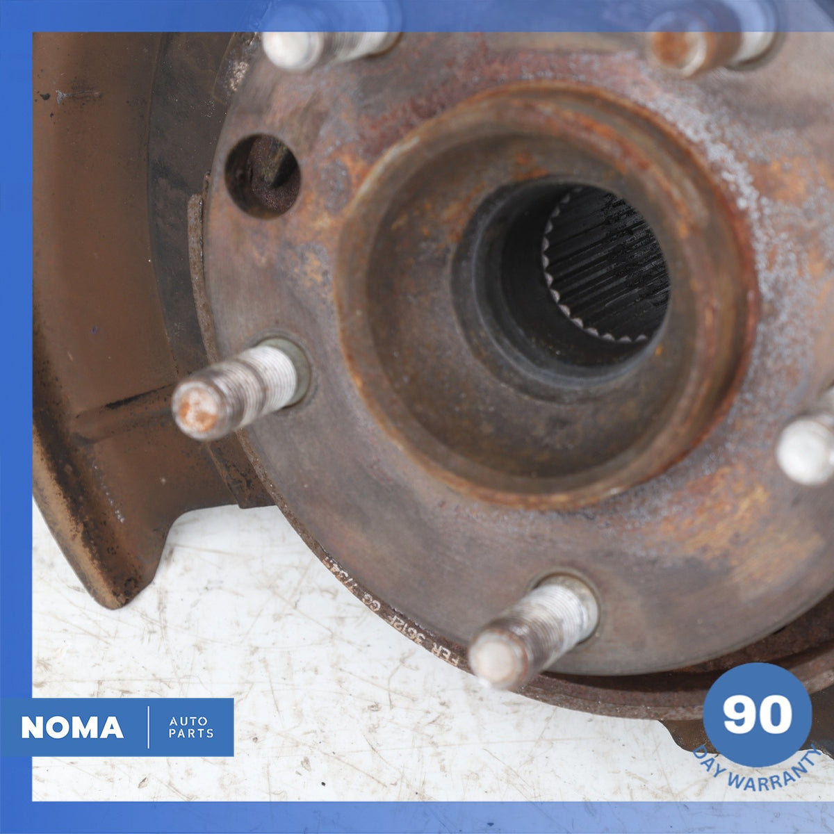 00-06 Jaguar X100 XKR XJR Rear Right Side Spindle Knuckle Hub w/ Shield OEM - photo 5
