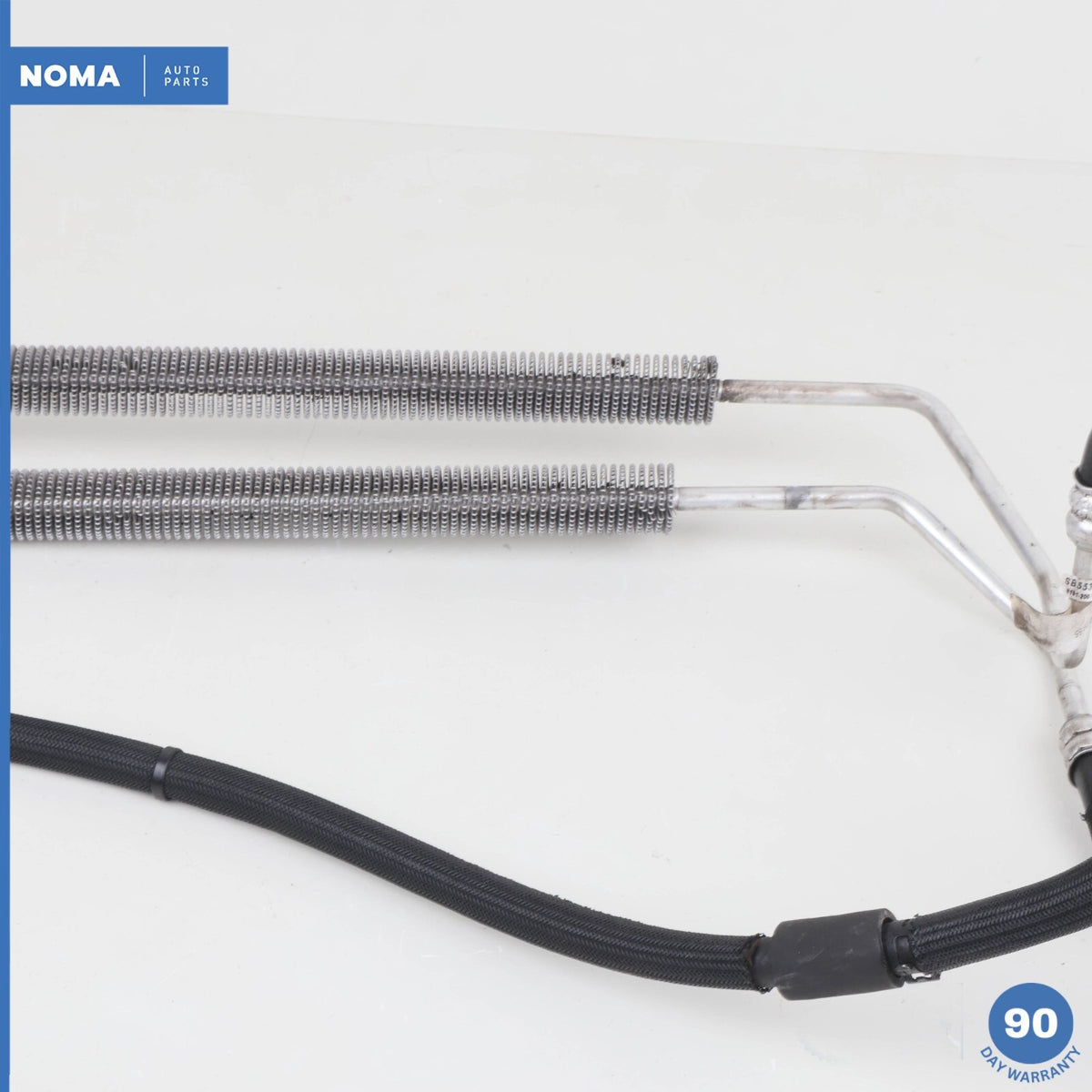 10-15 Jaguar X250 XF RWD Power Steering Oil Fluid Cooler w/ Hose 9X233F780AD OEM - photo 8