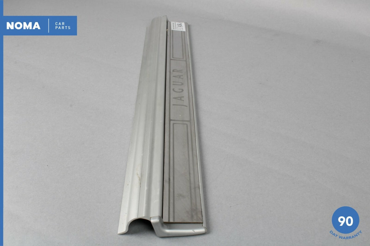 98-03 Jaguar XJ8 XJR X308 Rear Left Right Side Door Scuff Panel Trim Chrome OEM - photo 6