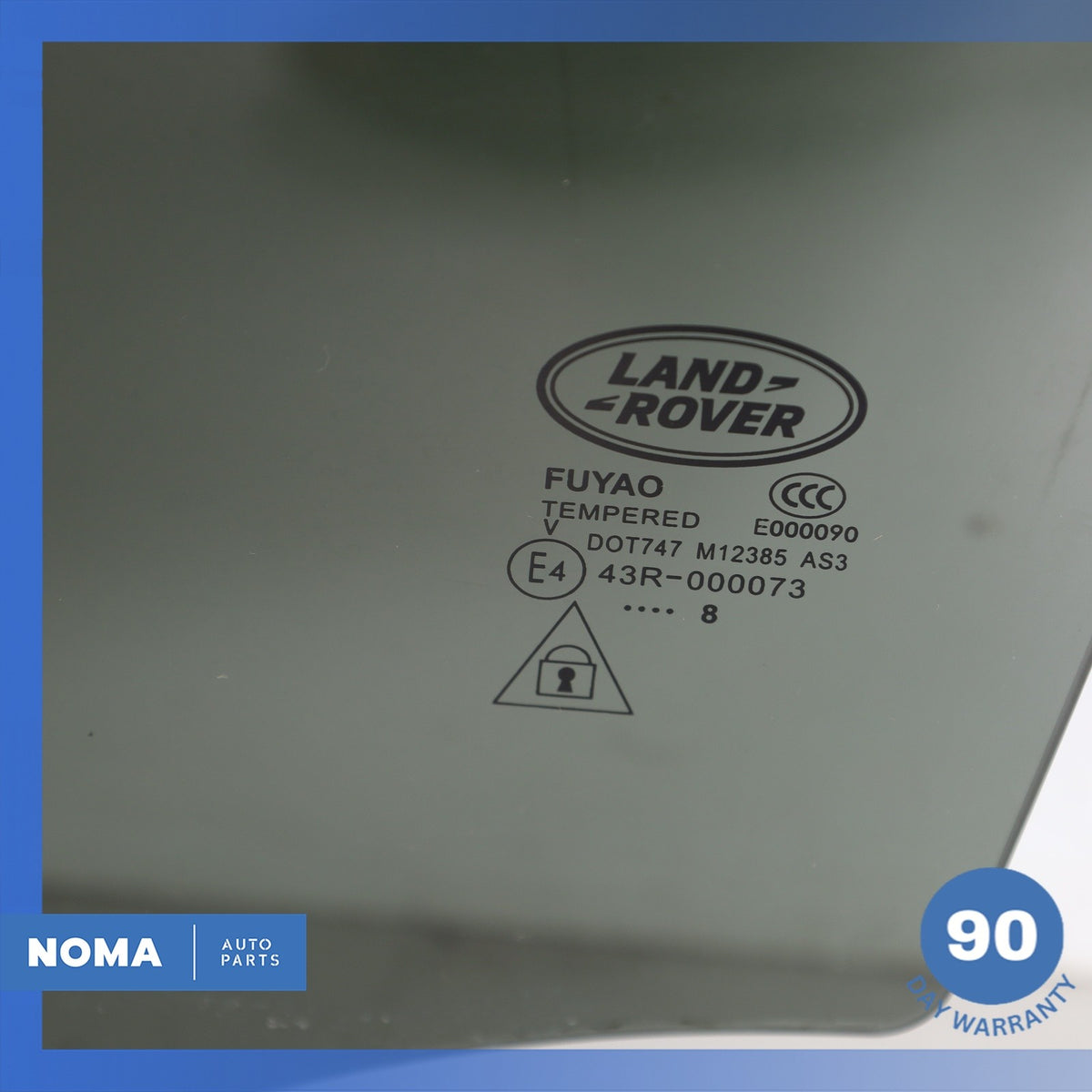 18-23 Range Rover L560 Velar Rear Left Driver Side Door Window Glass OEM - photo 6