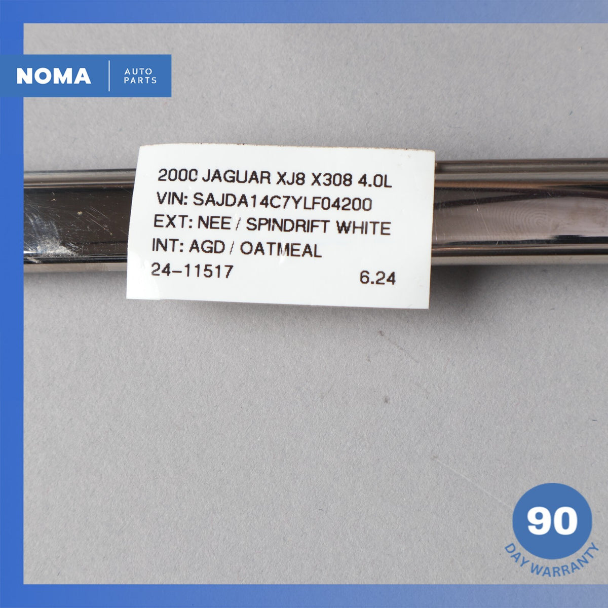 95-03 Jaguar X308 XJ8 XJ6 Rear Right & Left Windshield Window Molding Set OEM - photo 24