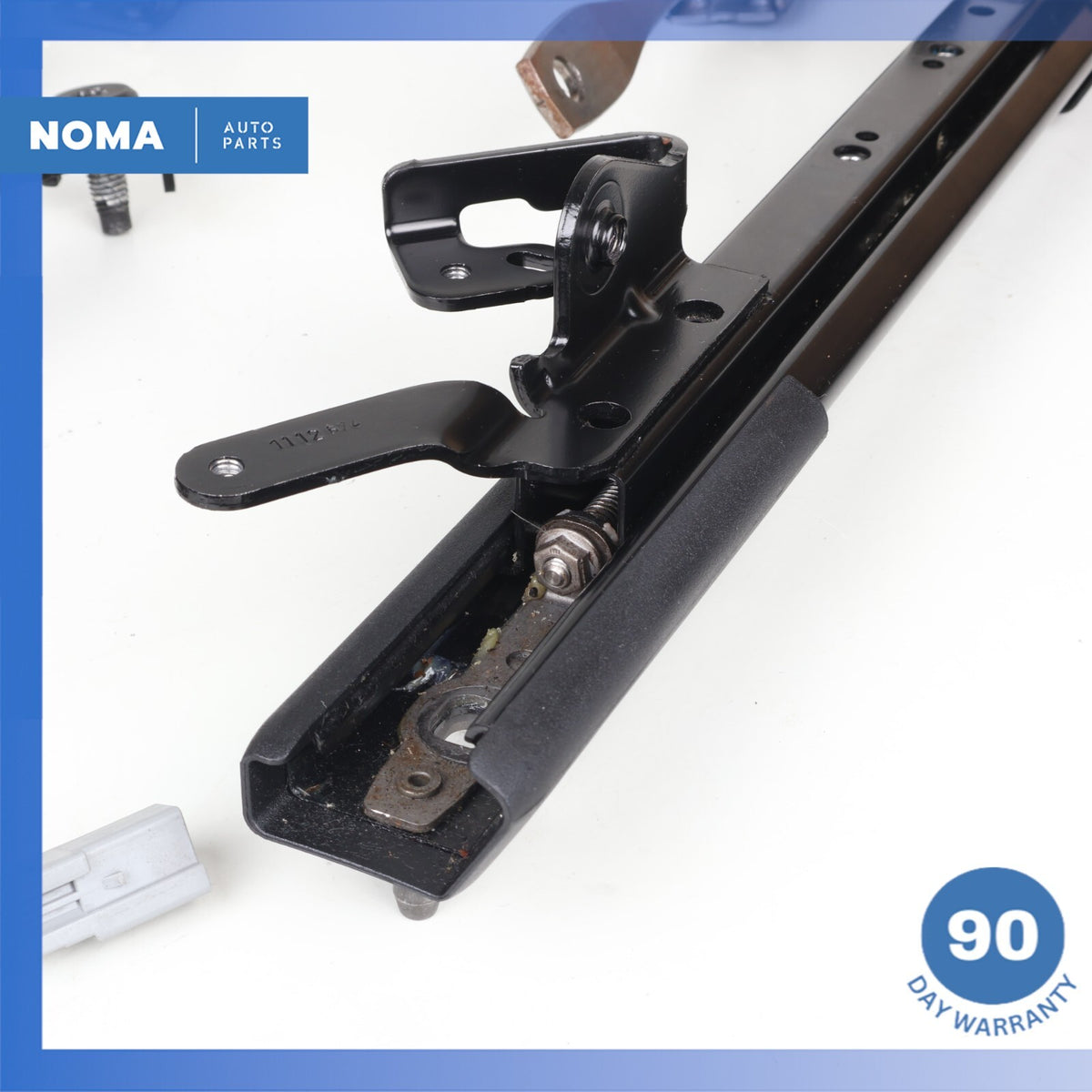 12-17 Range Rover Evoque L538 Front Right Side Seat Rail Motor Set w/ Buckle OEM - photo 3