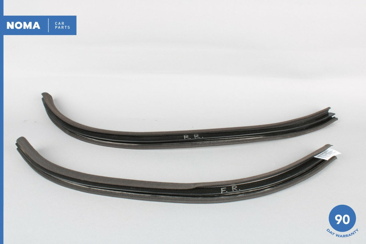 97-06 Jaguar XK8 X100 Right Passenger Side Door Window Weatherstrip Seal Set OEM - photo 1