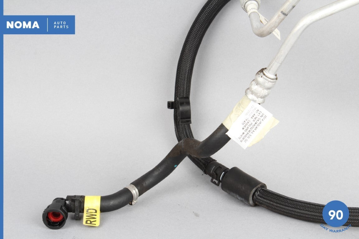 13-19 Jaguar XJ XJL X351 3.0L S/C Power Steering Oil Fluid Cooler w/ Hose OEM - photo 6