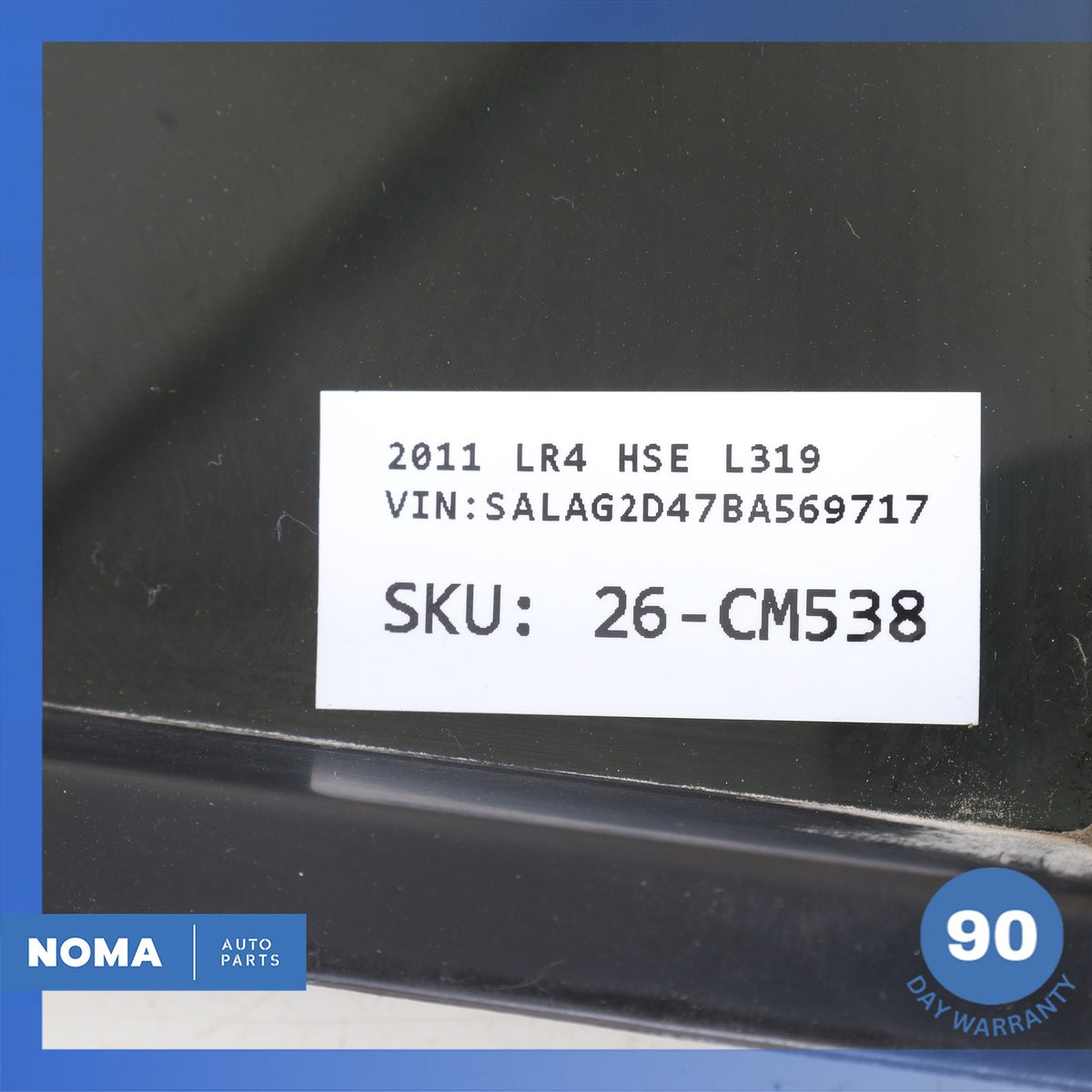 05-16 Land Rover L319 LR4 LR3 Rear Right Passenger Door Quarter Window Glass OEM - photo 13