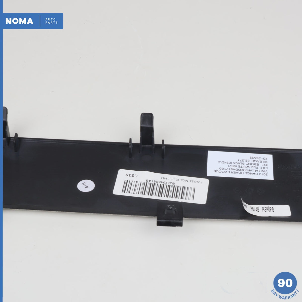12-19 Range Rover Evoque L538 Dash Right Passenger Side Insert Bezel Cover OEM - photo 8