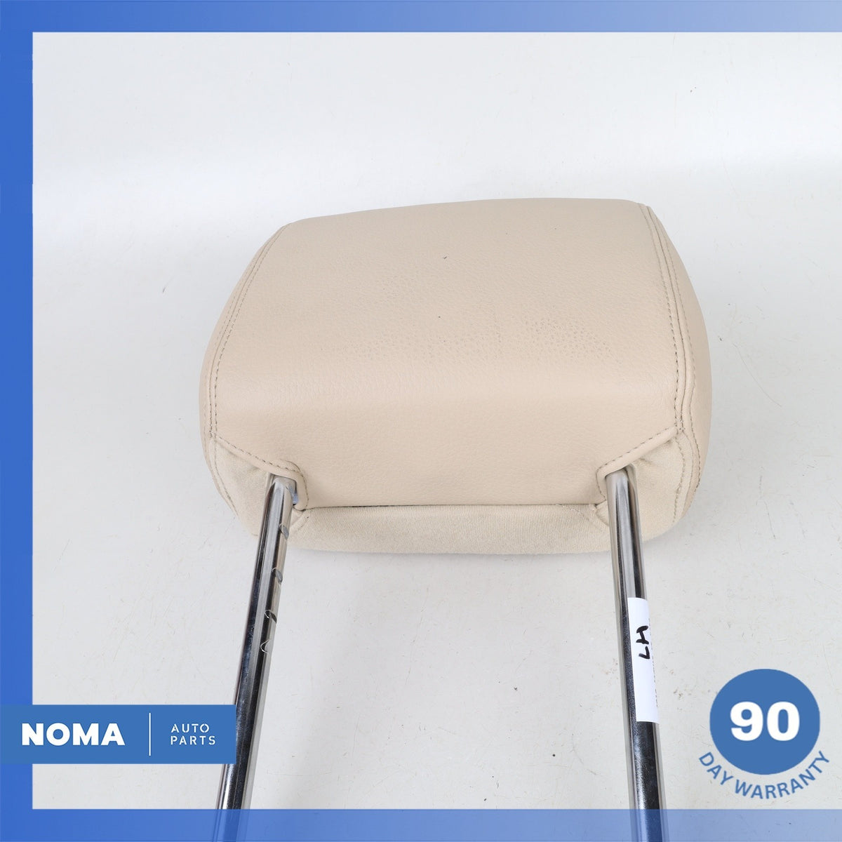 09-11 Jaguar X250 XF Front Left Seat Headrest Head Rest Beige OEM - photo 9