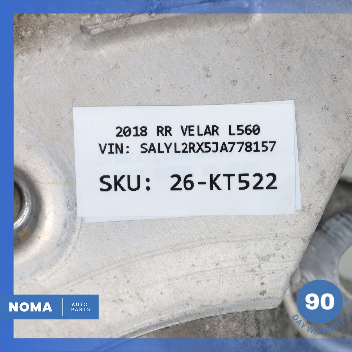 18-21 LR Range Rover L560 Velar / F-Pace Front Right Spindle Knuckle Hub OEM 92k - photo 20