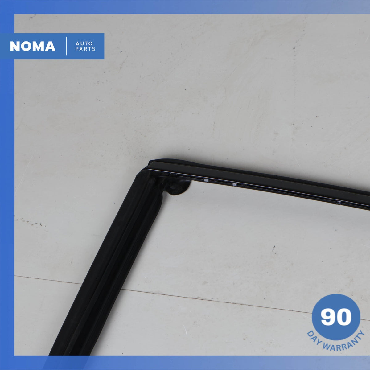 16-23 Jaguar X260 XF Sedan Rear Left Driver Door Window Molding w/ Seal OEM - photo 6