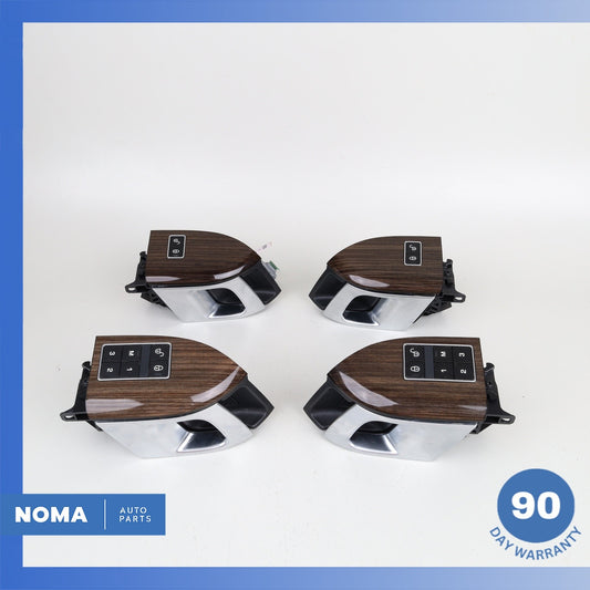 13-17 Range Rover Sport L494 L405 Interior Door Panel Door Handles Set Wood OEM - photo 1