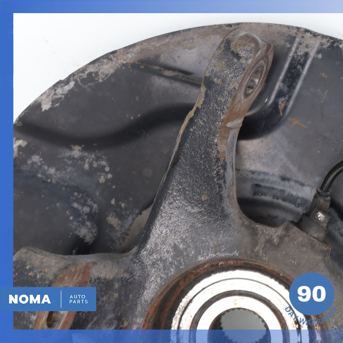 06-09 Land Rover Range Rover L322 Front Right Spindle Knuckle Hub w/ Shield OEM - photo 10