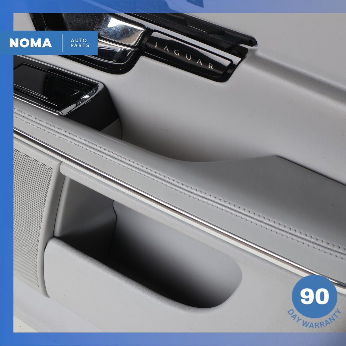 10-13 Jaguar X351 XJ SWB Rear Right Passenger Interior Door Panel Trim Gray OEM - photo 8